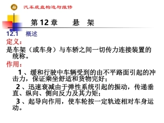 第12章 悬架