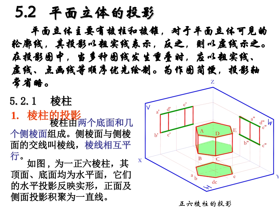 工程图学第5章立体的投影_第3页