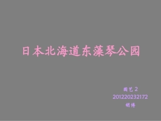 日本北海道东藻琴公园