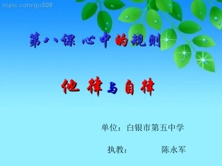 八、1心中的规则1