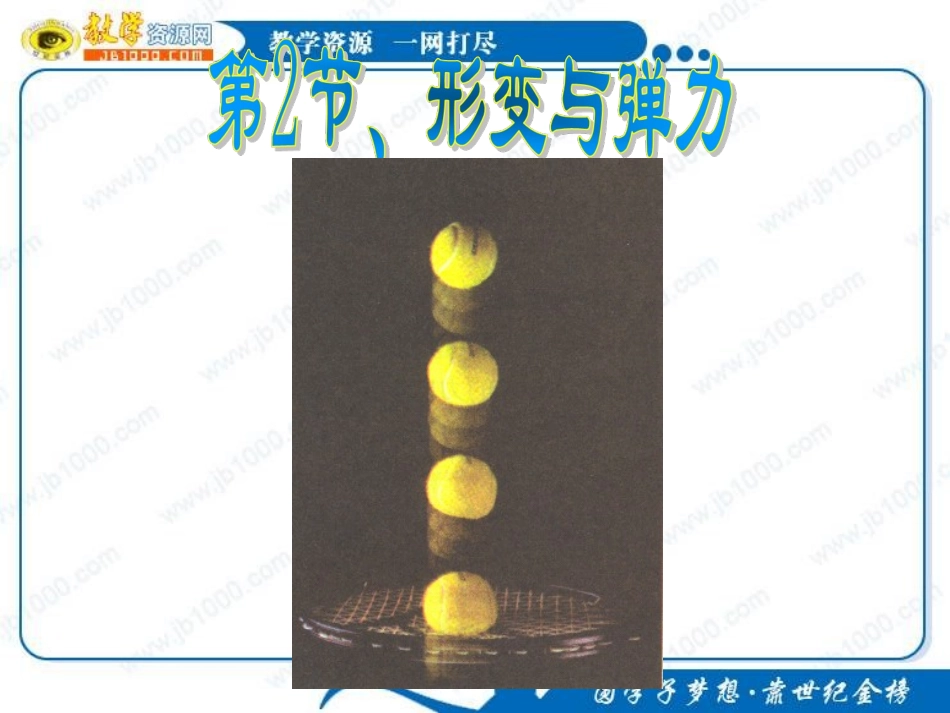 物理：4.2《形变与弹力》课件(1)(鲁科版必修1)_第1页