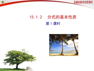 分式的基本性质第课时