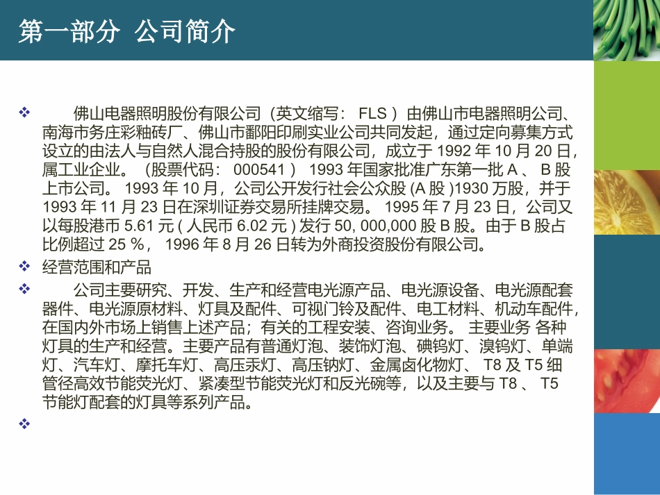 佛山照明股利政策案例分析 - 副本_第2页