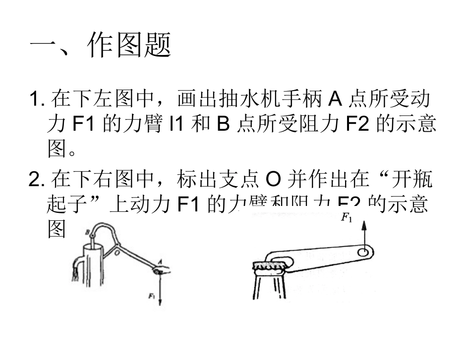 第十一章 简单机械和功  重点题目复习_第2页