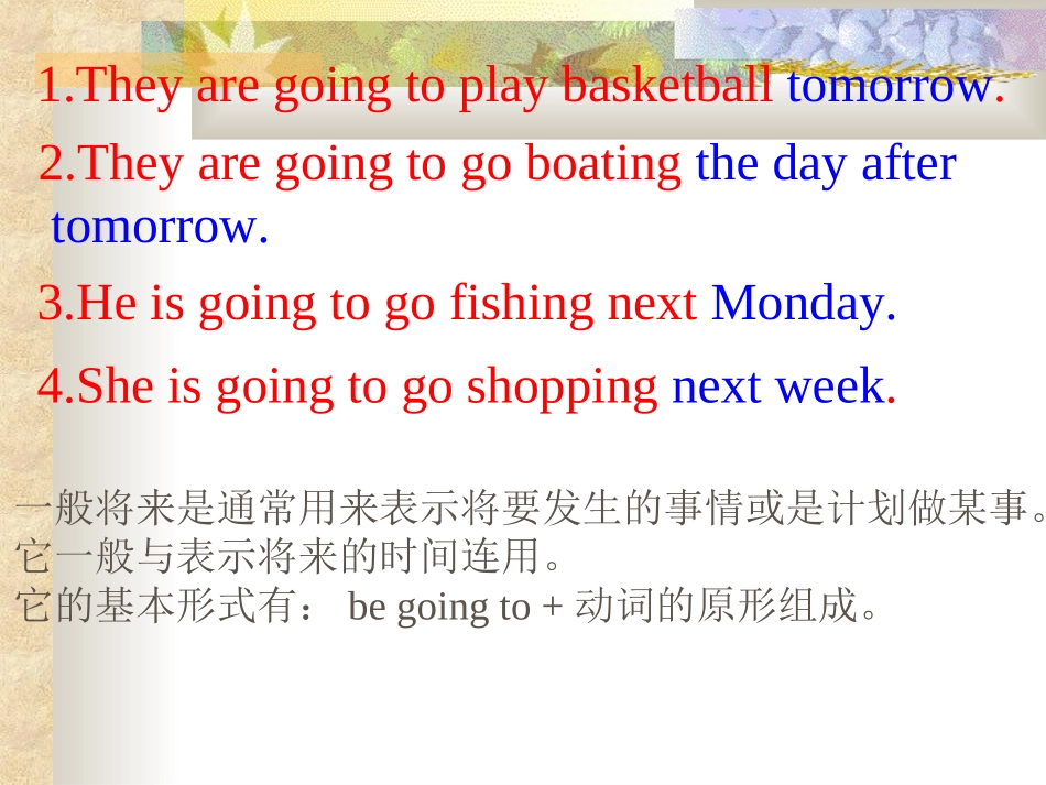 一般将来时PPT课件1_第1页