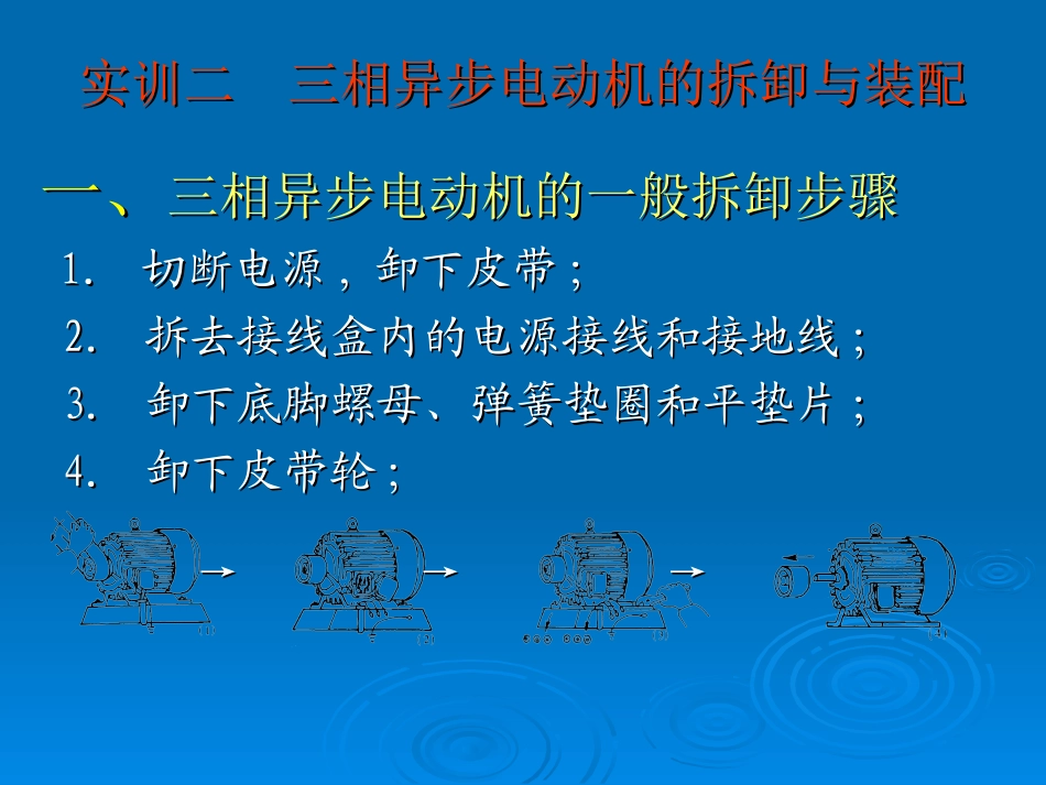 三相异步电动机的拆卸与装配_第1页