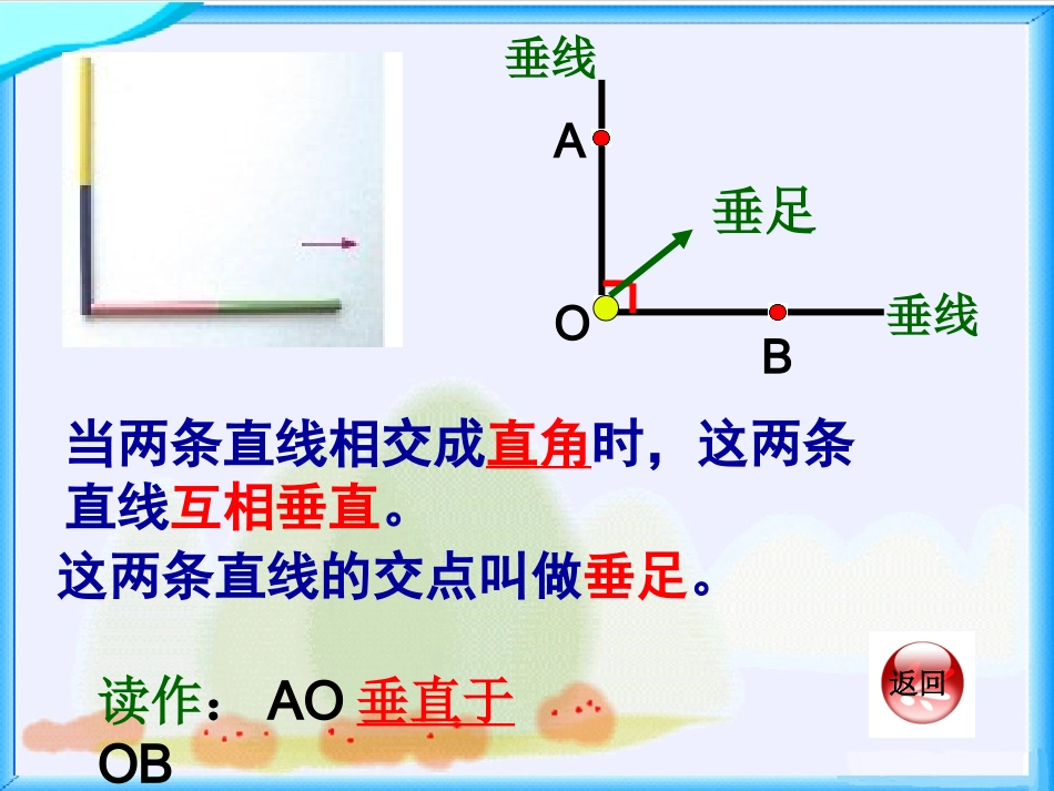 北师大版数学四年级上册《相交与垂直》课件_第3页