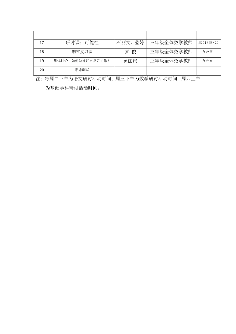 2013年秋学期三年级数学教研组工作计划_第3页