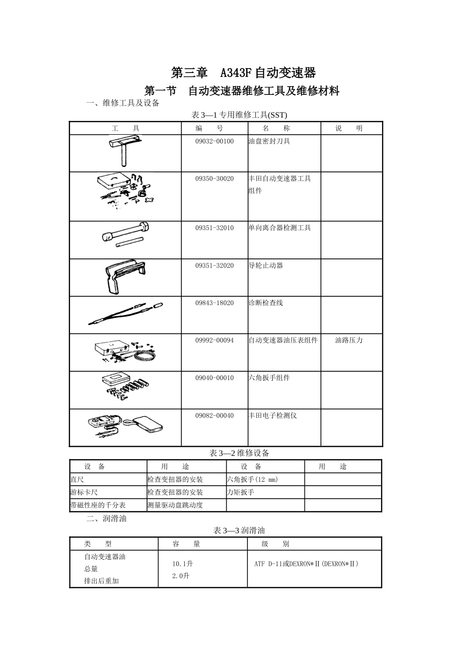丰田陆地巡洋舰第3章A343F自动变速器_第1页