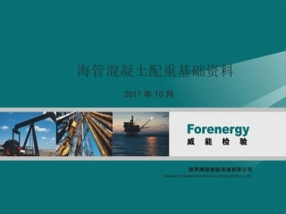 海管配重基础资料