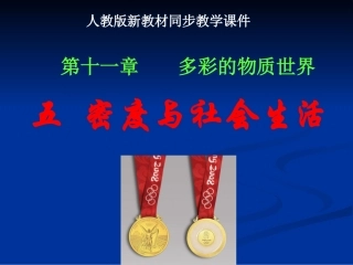 人教版《11.5密度与社会生活》ppt课件