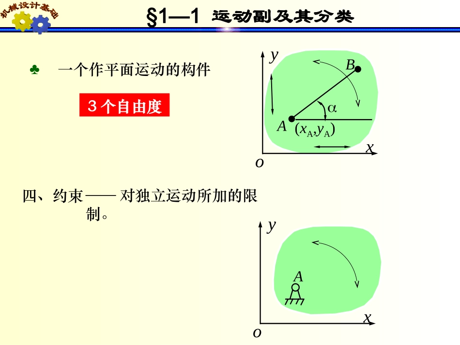 第一章平面机构运动简图及自由度_第3页