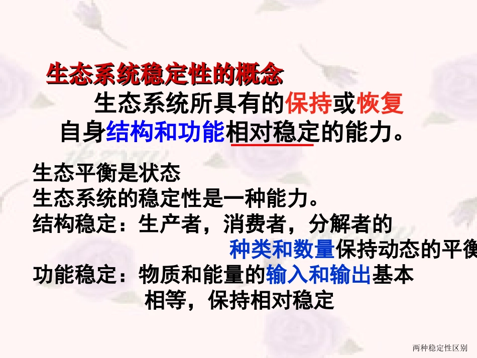 人教版教学教案云南省弥勒县庆来中学2011-2012学年生物必修3 生态系统的稳定性4(课件)_第3页