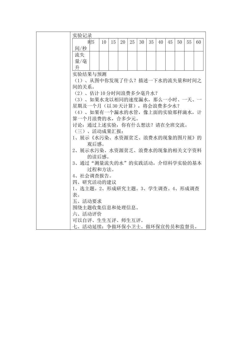 综合实践活动课设计方案(模板)_第2页