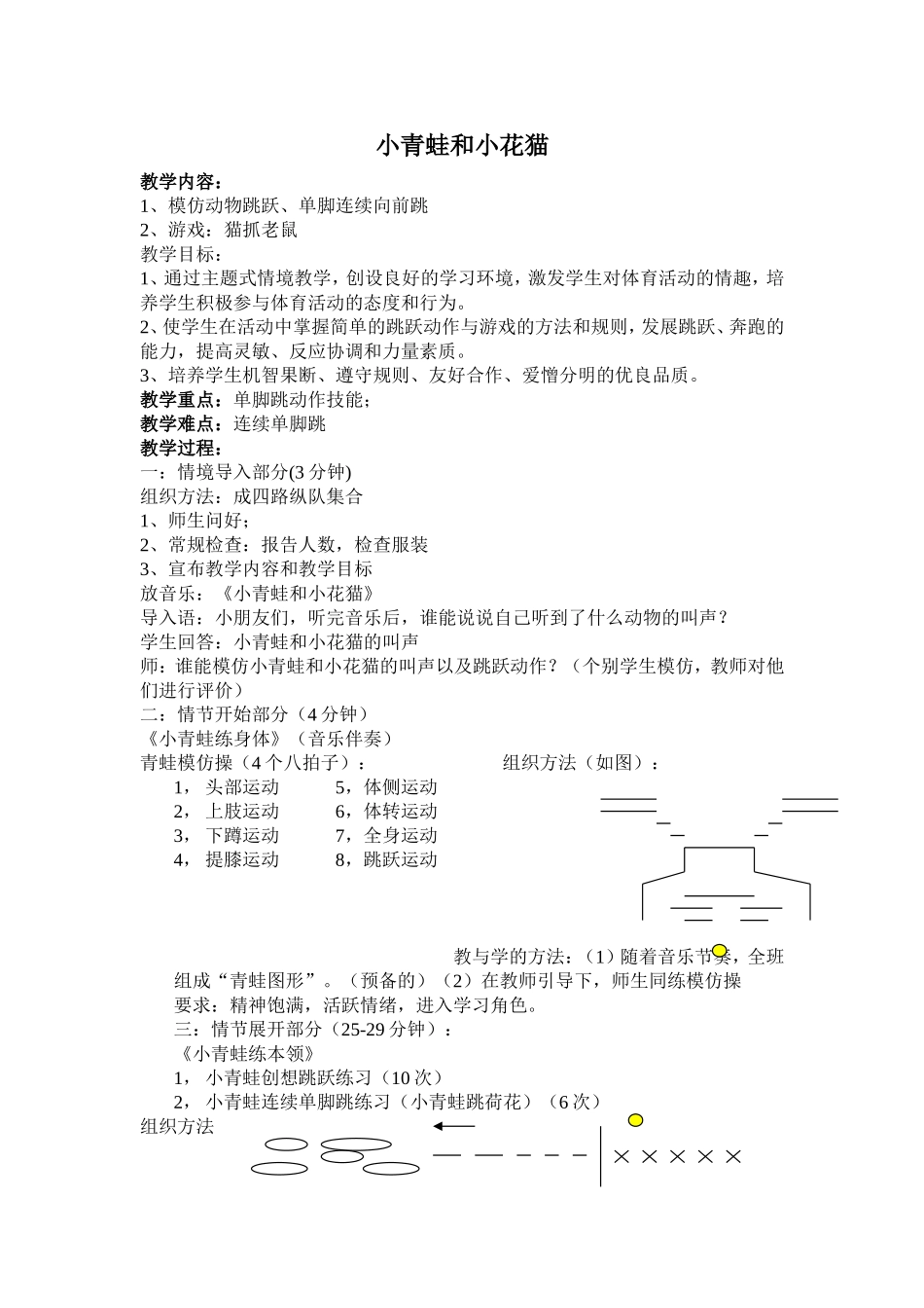 小青蛙和小花猫_第1页
