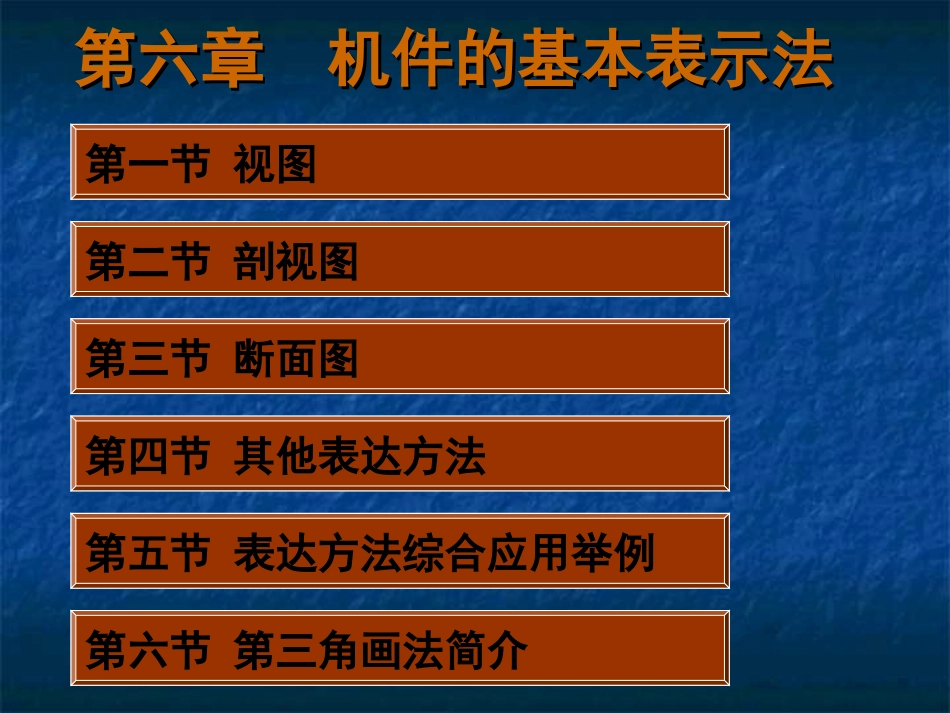 工程图学-零件的基本表示法_第1页