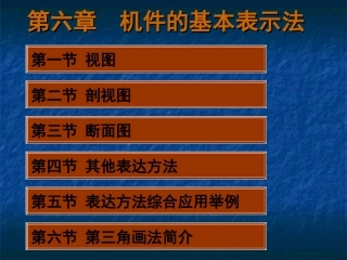 工程图学-零件的基本表示法
