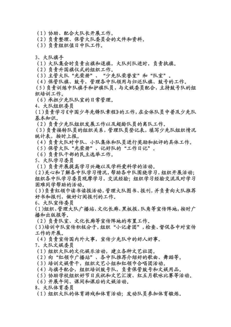 少先队干部的设置和职责分工_第2页