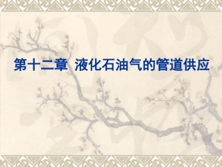 燃气输配 第13章