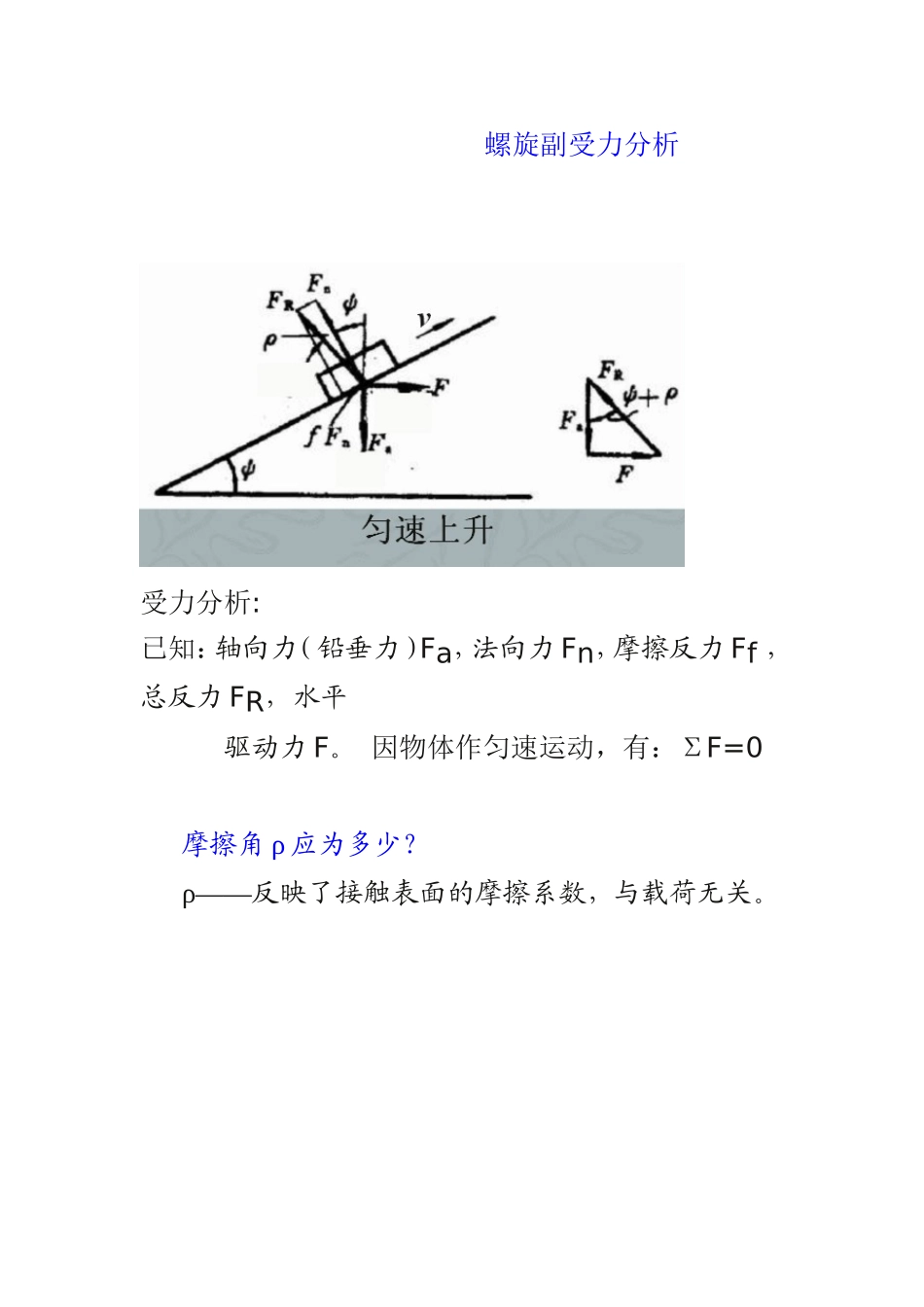 螺旋副的受力分析、效率和自锁_第2页