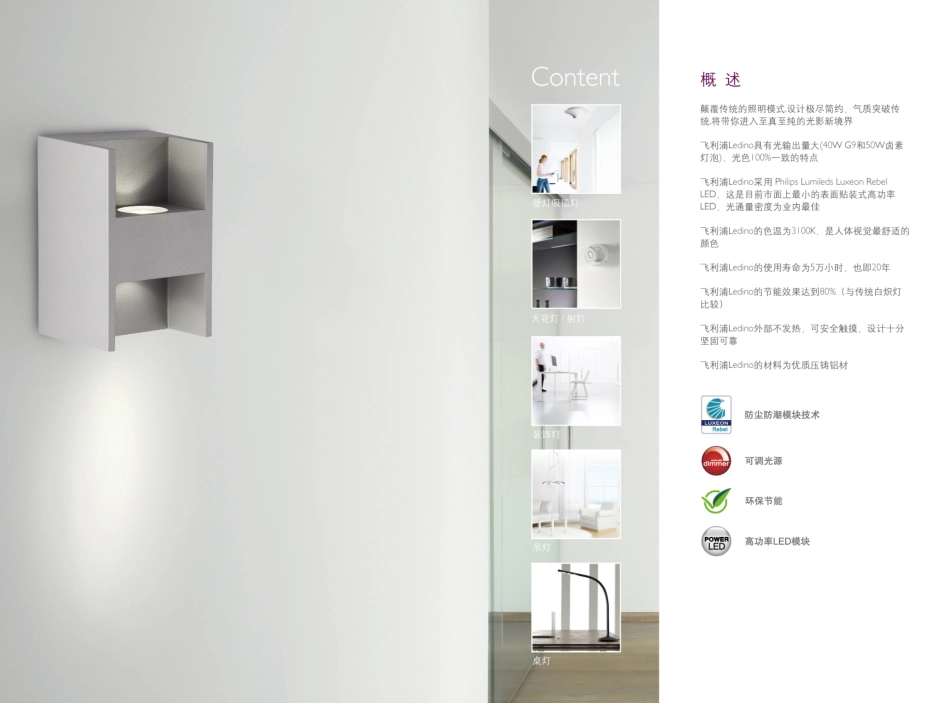 飞利浦照明2011样本-Led灯具_第2页