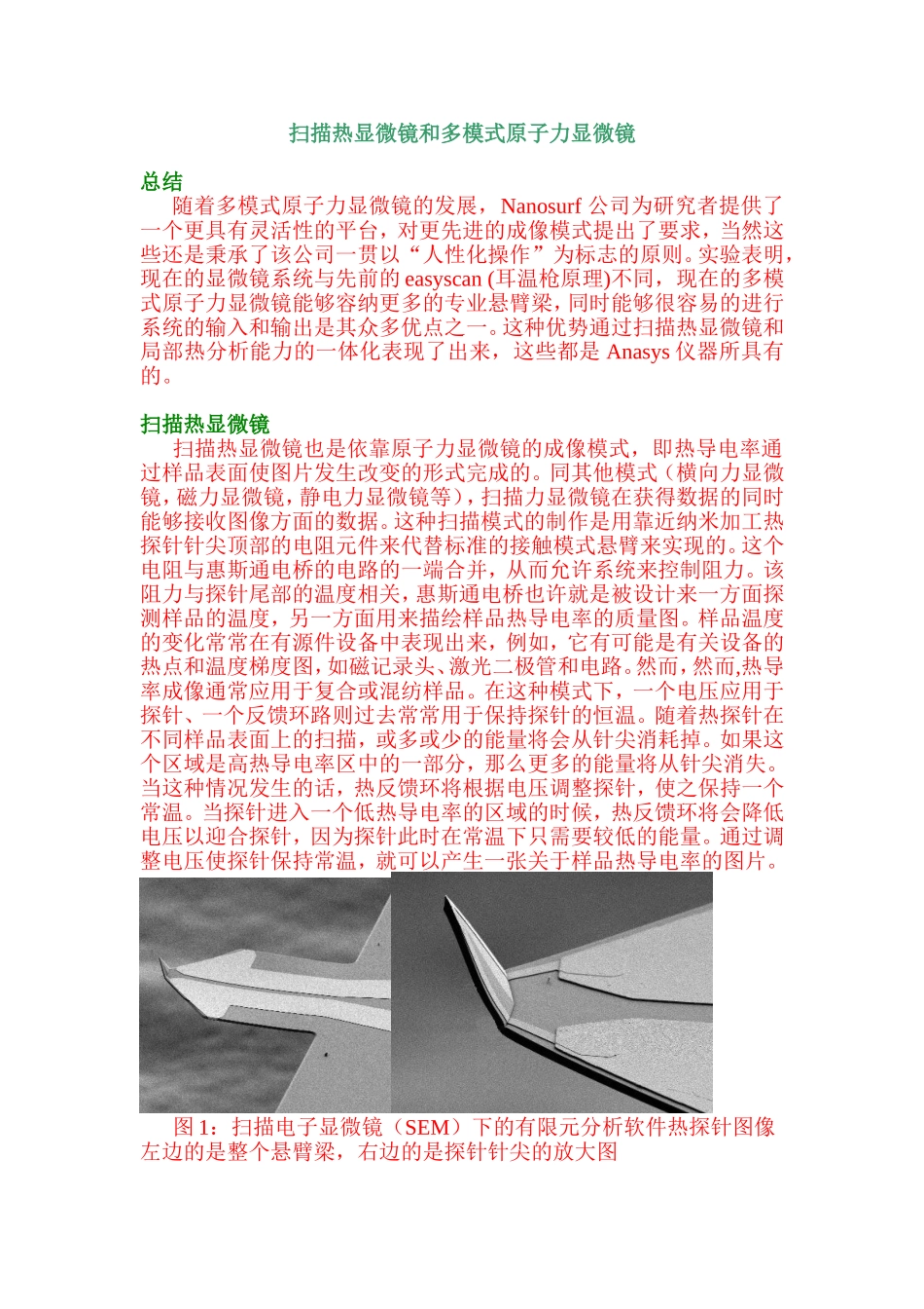 扫描热显微镜_第1页