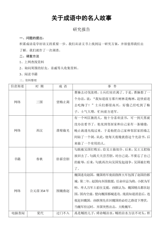 关于成语中的名人故事