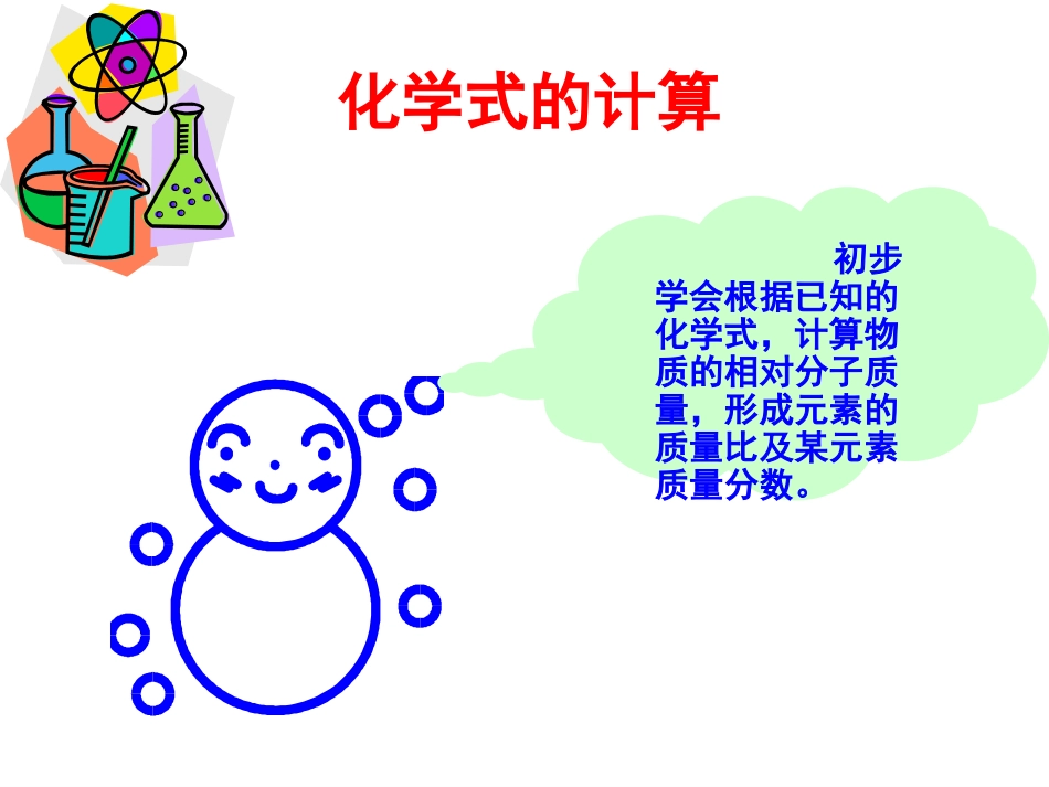 化学式与化合价计算课件_第1页