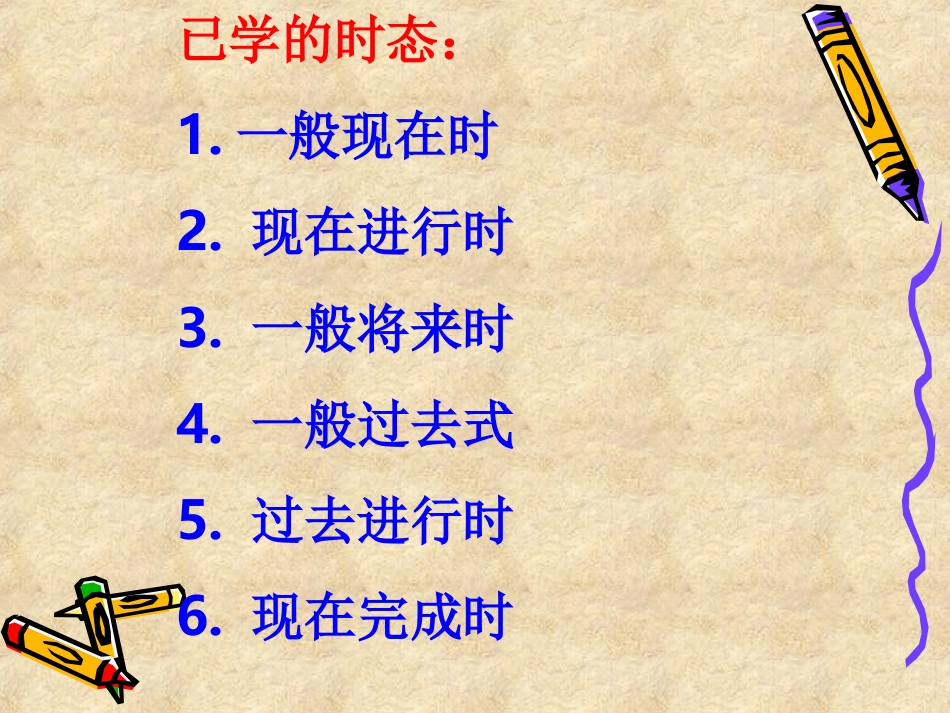 初中语法时态精美课件_第2页