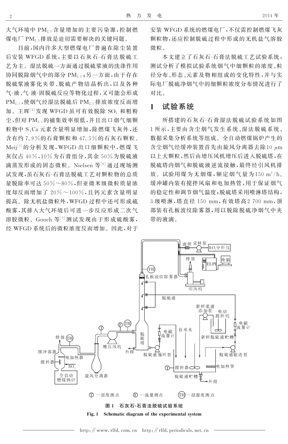 石灰石-石膏法脱硫烟气PM2.5排放特性_第2页