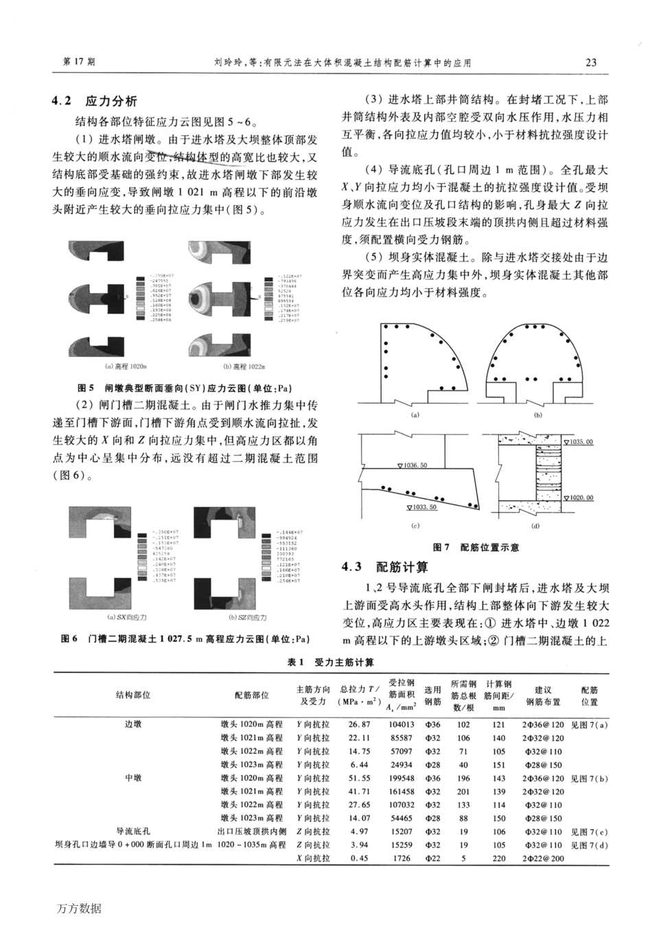 有限元法在大体积混凝土结构配筋计算中的应用_第3页
