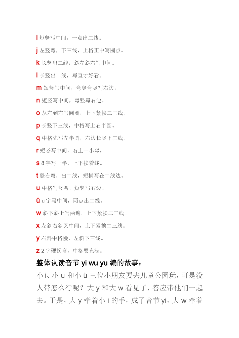 汉语拼音的拼读规则与书写规则_第2页