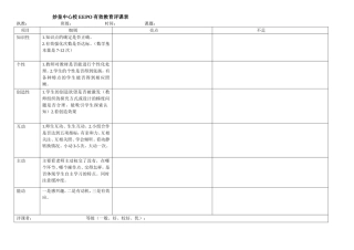 妙皇中心校EEPO有效教育评课表