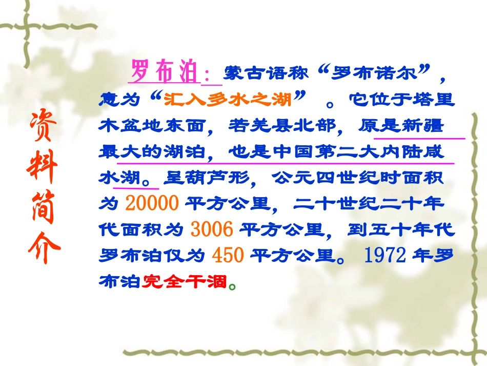 罗布泊-消失的仙湖_第3页