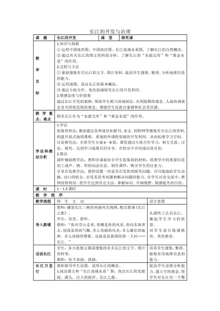 长江的开发与治理
