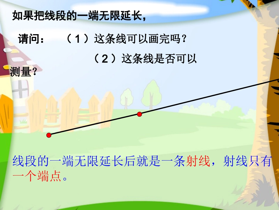 小学人教四年级数学线段-射线-直线_第2页