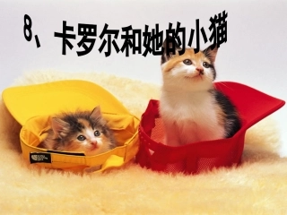 卡罗尔和她的小猫