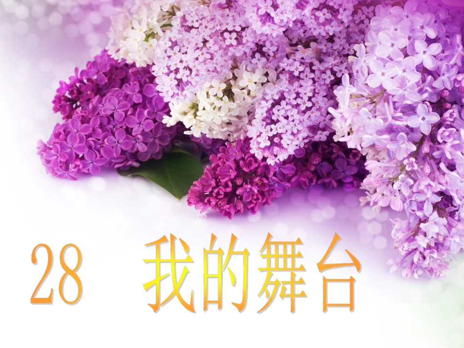 《我的舞台》PPT课件%20(4)_第1页