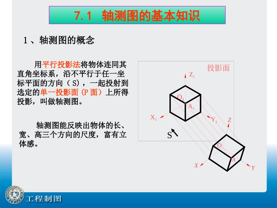 工程制图第07讲 轴侧投影图_第2页