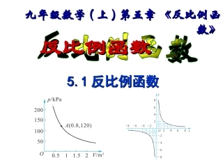 北师大版初中九上5、1反比例函数PPT课件3第一课时