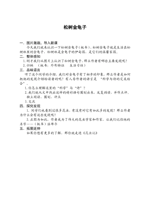 松鼠金龟子教案