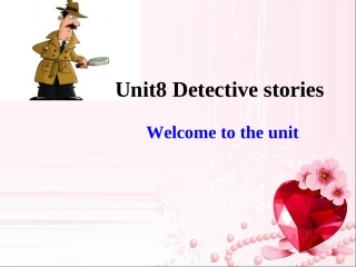 No.1Unit8Welcometotheunit