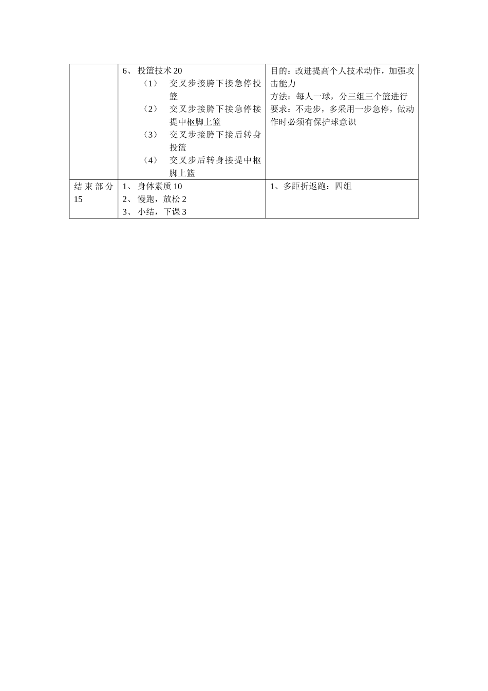 篮球公开课教案_第2页