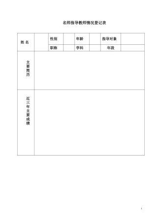 名师成长日志