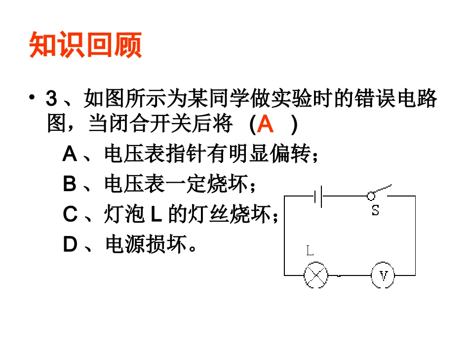 电路故障的分析课件_第3页