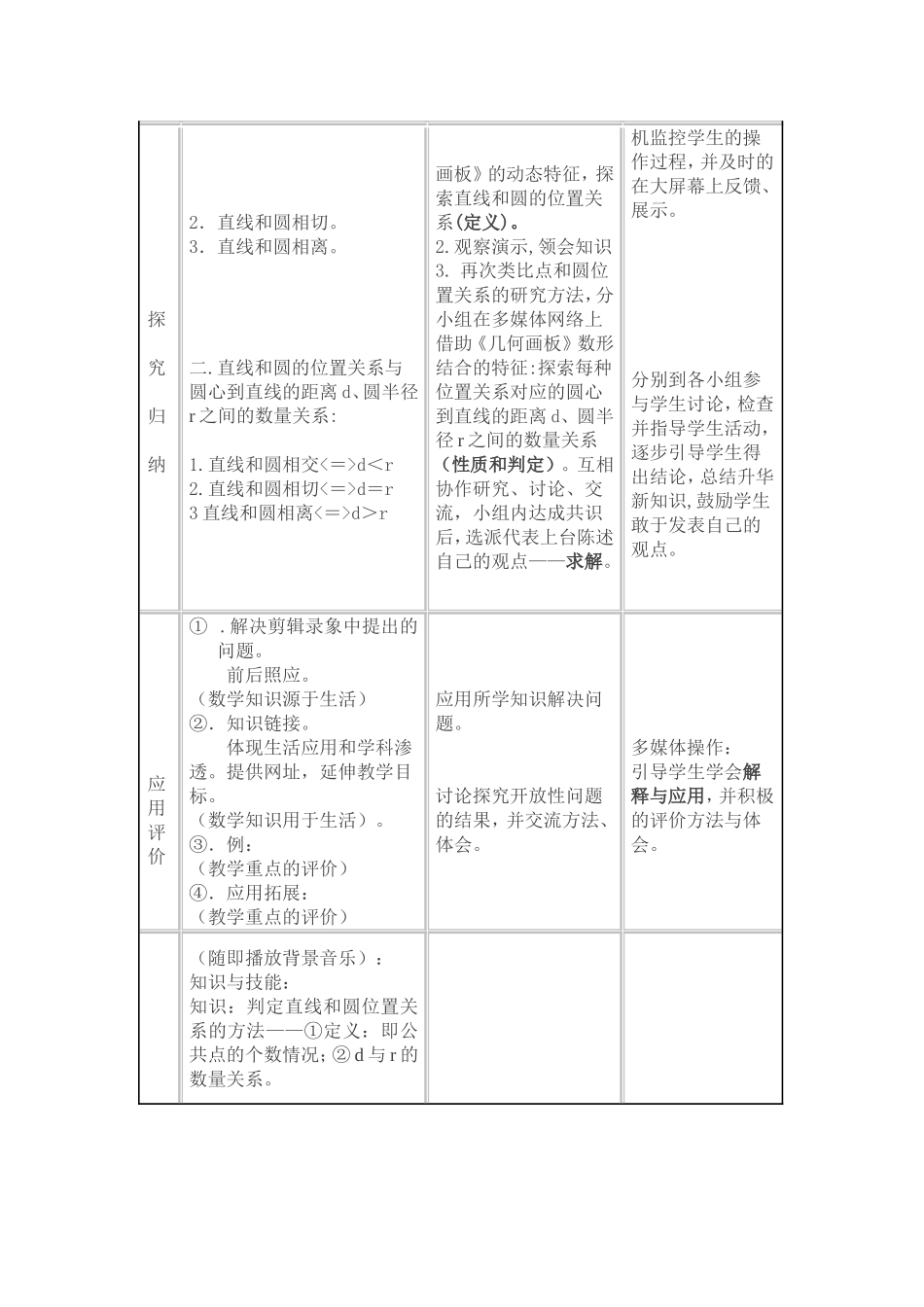 直线与圆的位置关系教学设计-(3)_第3页