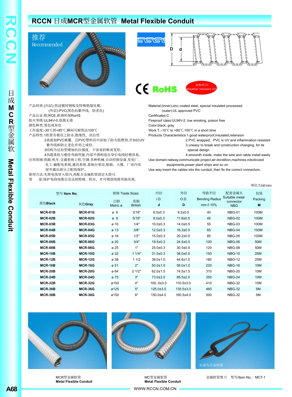 金属软管规格_第1页