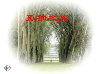 《孤独之旅》课件1