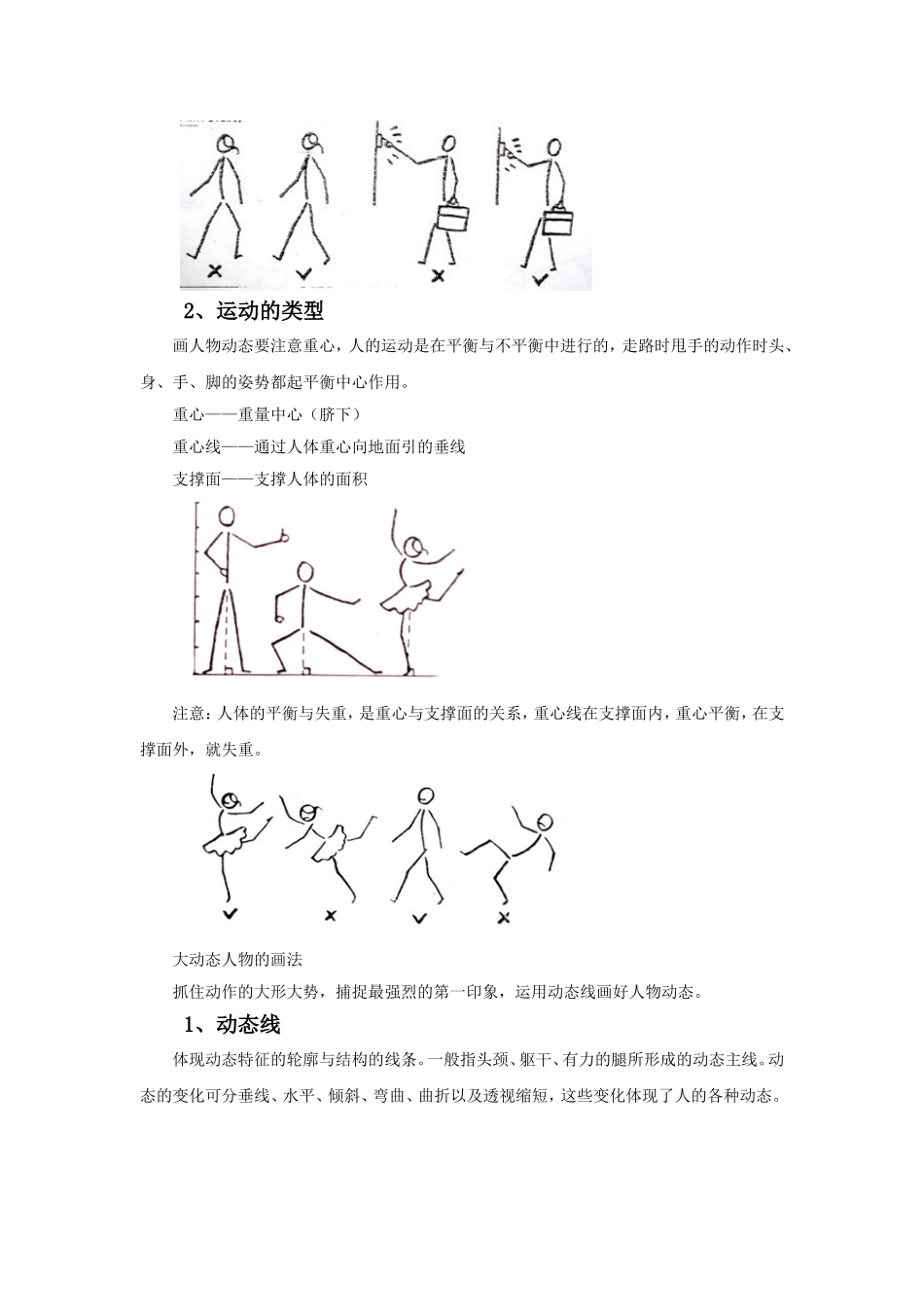 人物动态的简笔画法_第2页