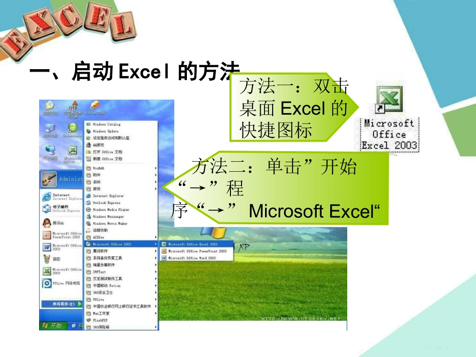 中学信息技术-《认识Excel电子表格》用_第3页
